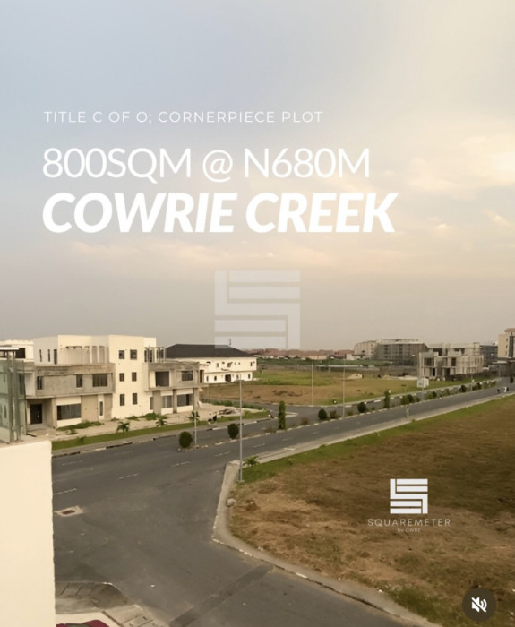 Land Available at Cowrie Creek, Lekki